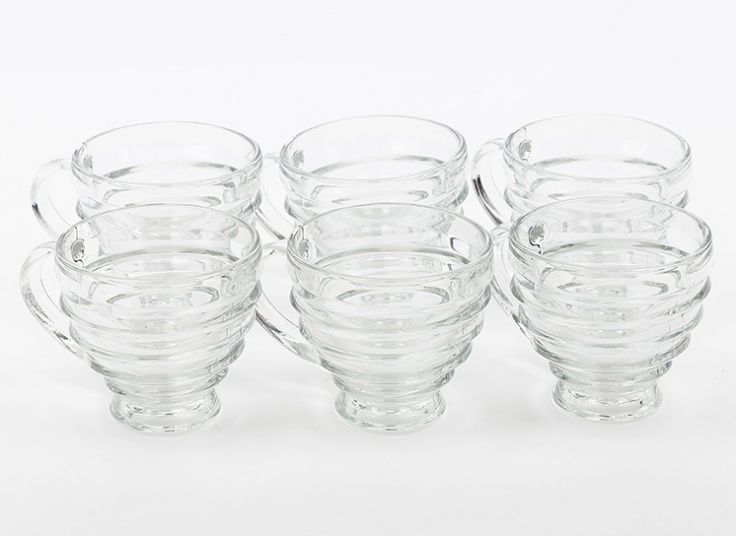 ست 6 عددی فنجان دسته دار Swallow