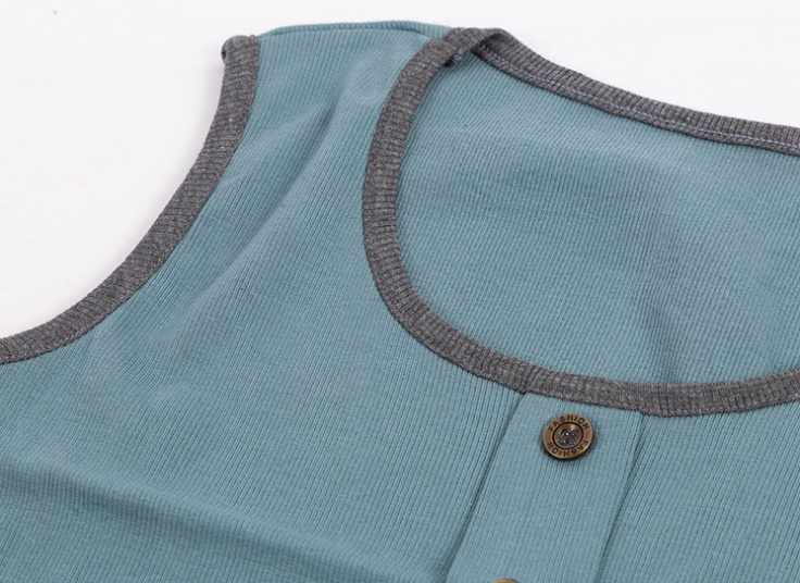 تاپ نیم تنه دکمه دار