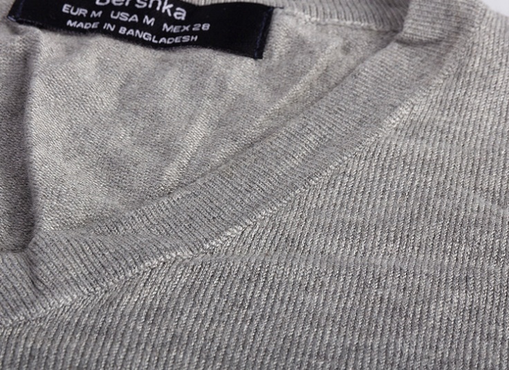 پلیور بافت ریز مردانه Bershka