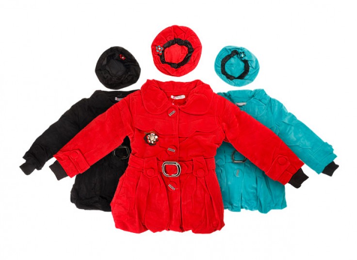 کت مخمل زمستانی دخترانه Vogue