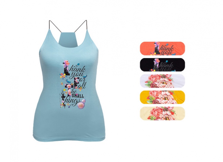 تاپ بندی گلدار