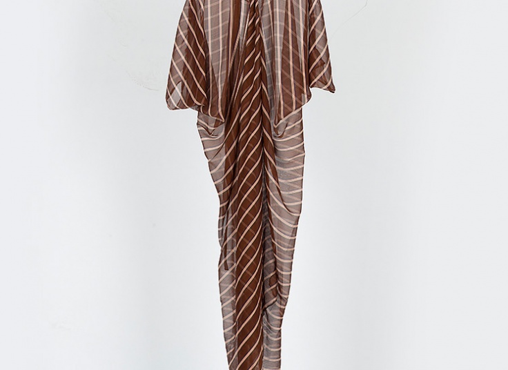 مانتو حریر جلو باز