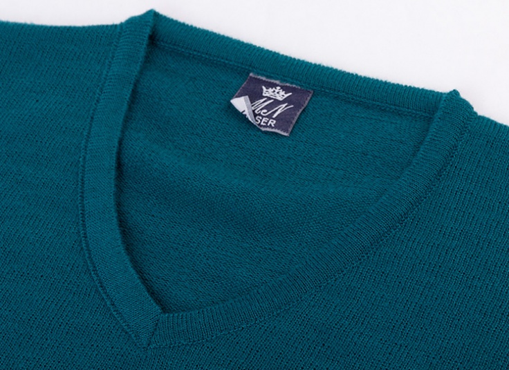 پلیور بافت یقه هفت رنگی