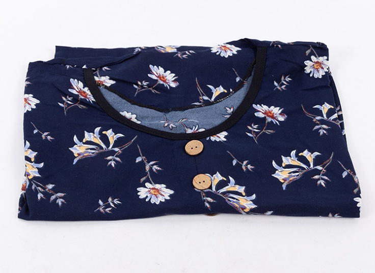 تونیک زنانه نخی آستین کوتاه