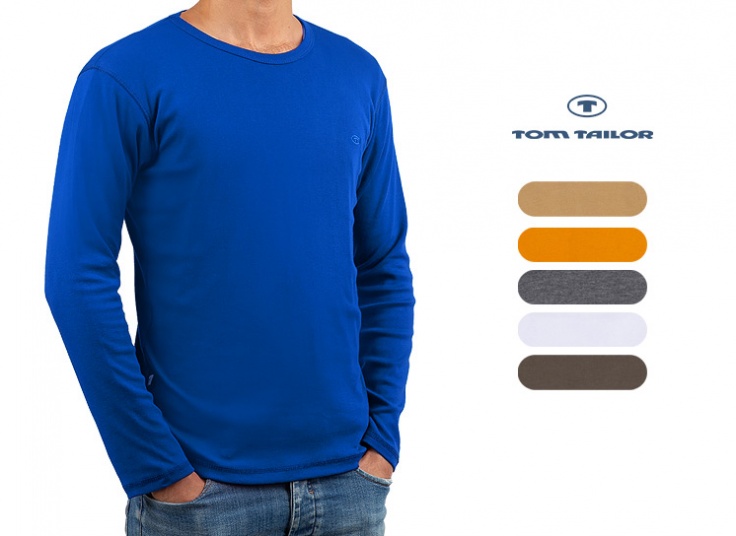 بلوز آستین بلند طرح TOM TAILOR