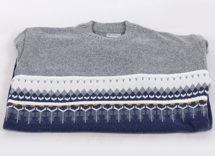 بلوز بافت مردانه طرح ژاکارد