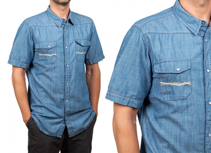 پیراهن جین مردانه John Baner