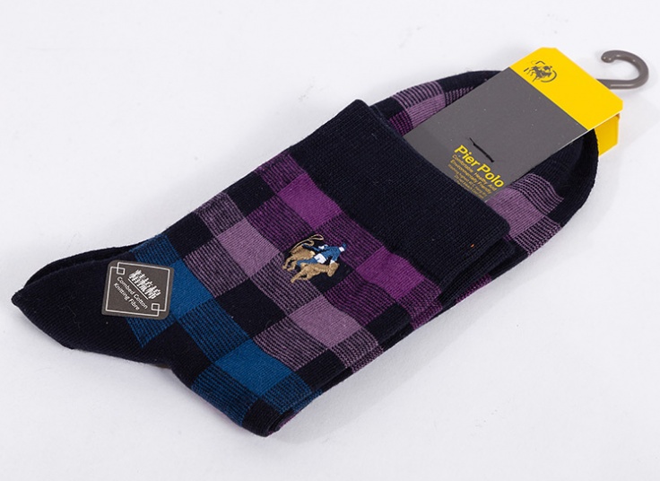 جوراب چهارخانه مردانه Pier Polo