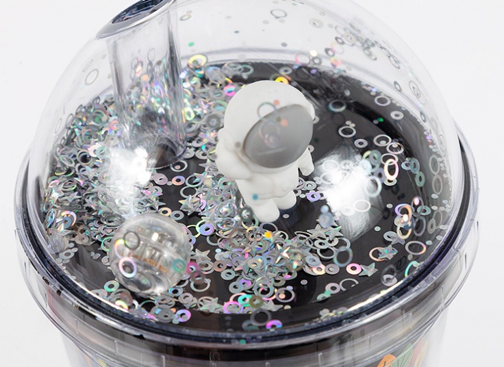 لیوان اسموتی چراغ دار گلکسی