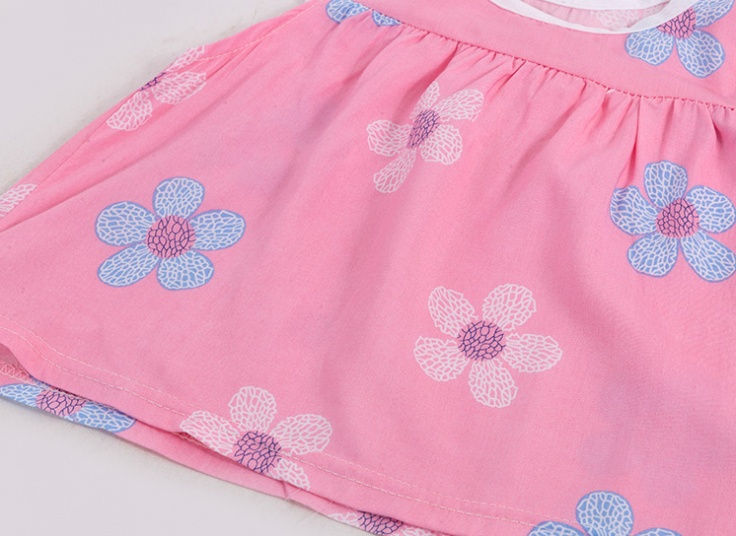 لباس دو تکه نخی دخترانه