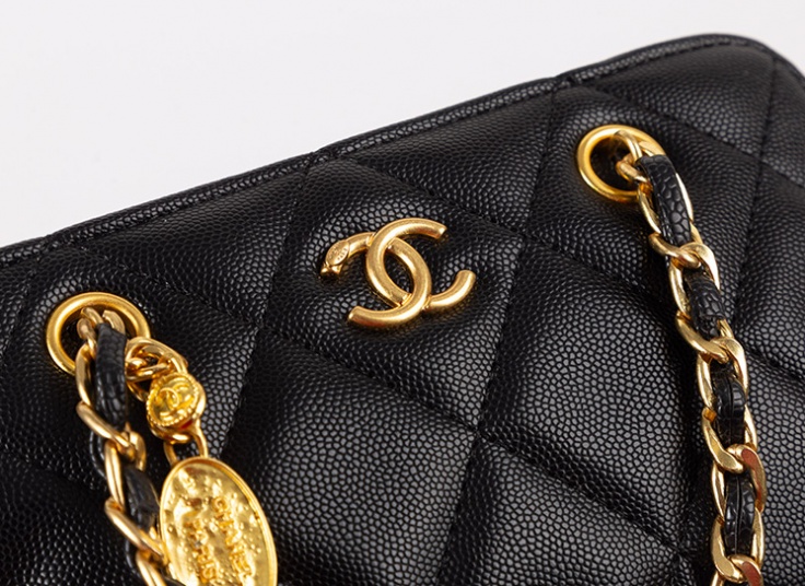 کیف دو زیپ زنانه chanel