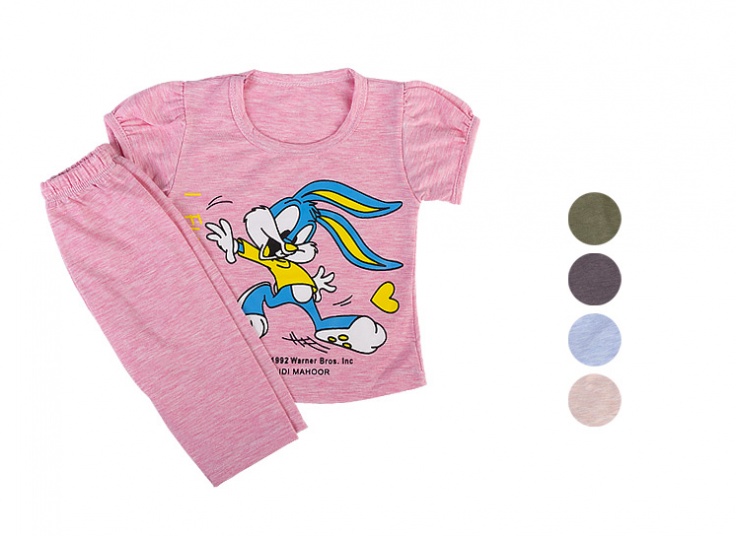 ست تیشرت و شلوار دخترانه