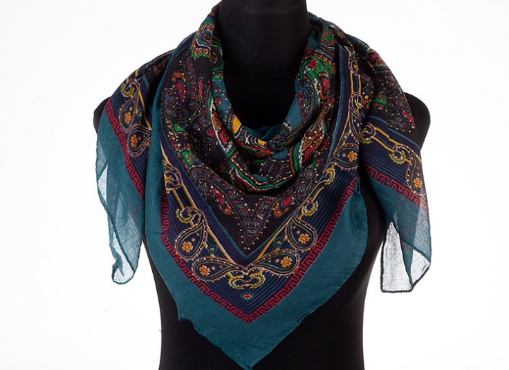 روسری نخی بته جقه Golden dot