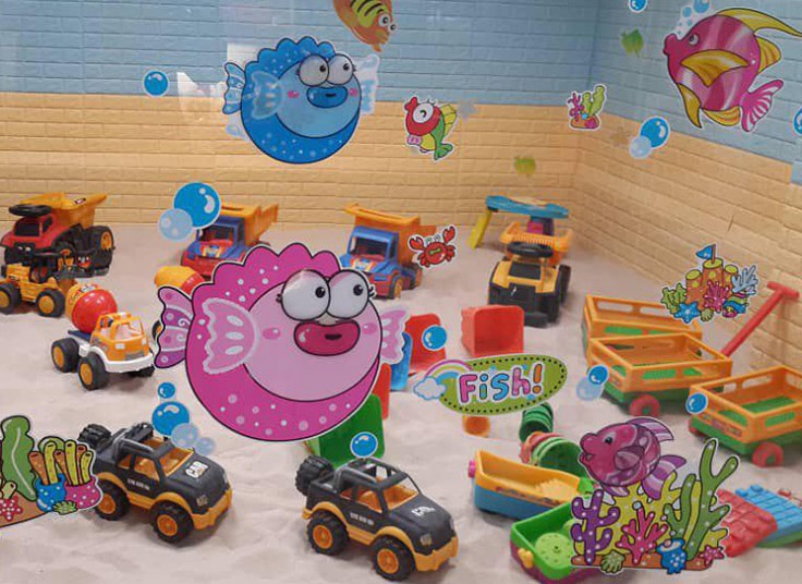 خانه بازی ماسه آفتابی