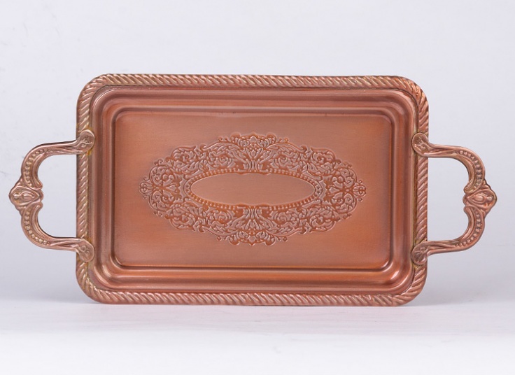 سینی فلزی طرح برجسته