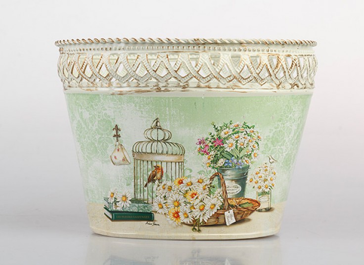 گلدان فلزی طرحدار