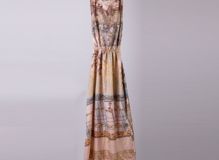 پیراهن ساحلی طرحدار زنانه