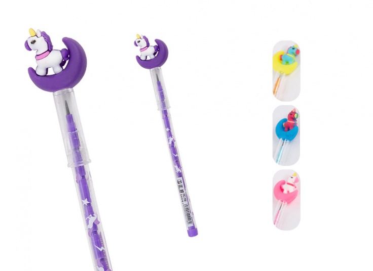 پک چهار عددی مداد فشنگی فانتزی