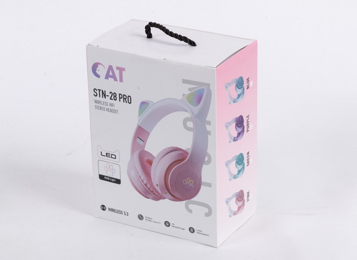 هدفون بلوتوثی طرح Cat مدل STN-28 PRO