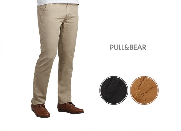 شلوار کتان طرح Pull and Bear