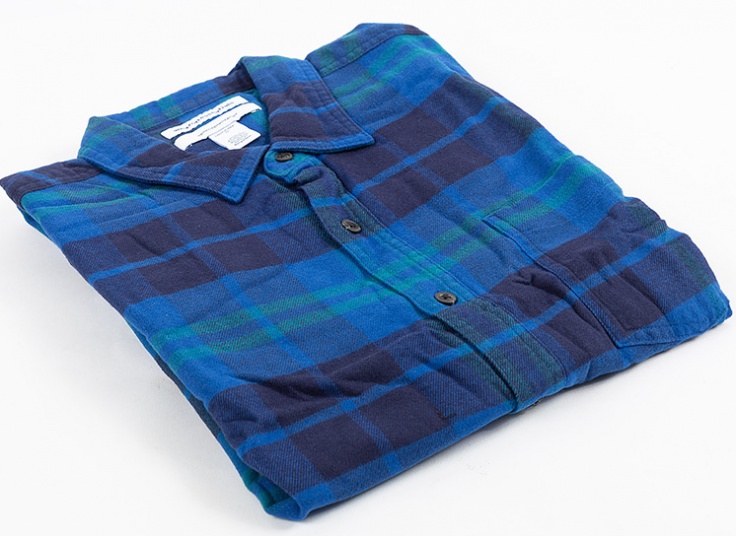 پیراهن پشمی چهار خانه