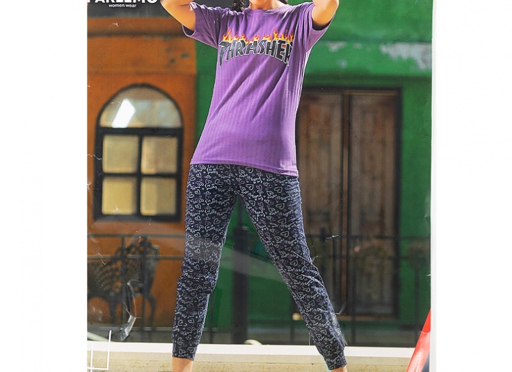 ست تیشرت و شلوار زنانه Parlemo