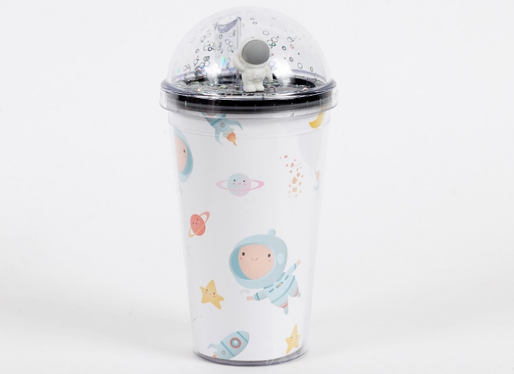 لیوان اسموتی چراغ دار گلکسی