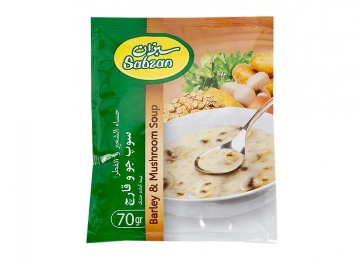 سوپ نیمه آماده سبزان