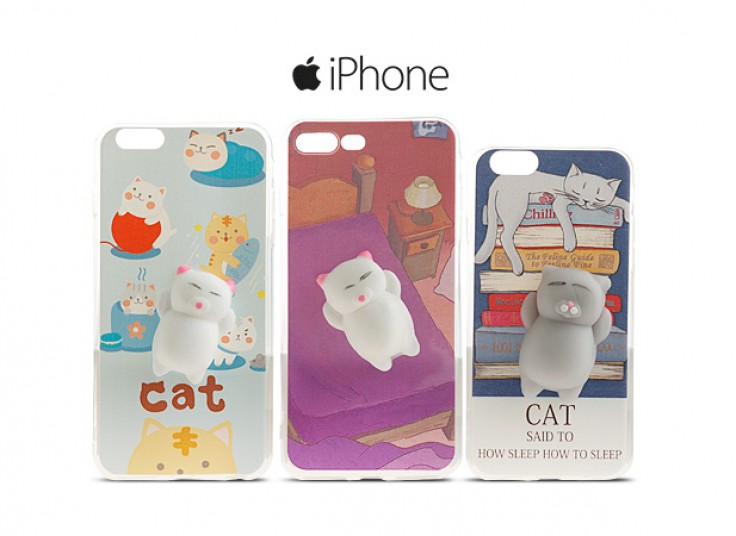 قاب ژله ای فانتزی آیفون CAT