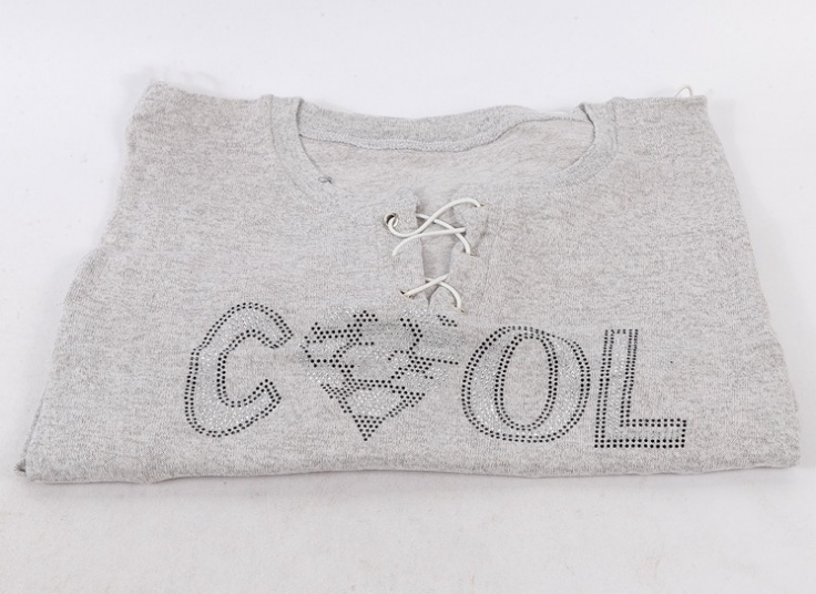 بلوز بافت زنانه مدل پرچ دار