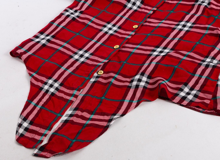 شومیز گره‌ای چهارخانه