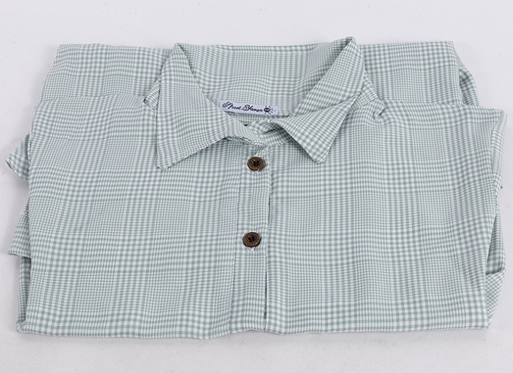 بلوز زنانه چهارخانه کد 15931