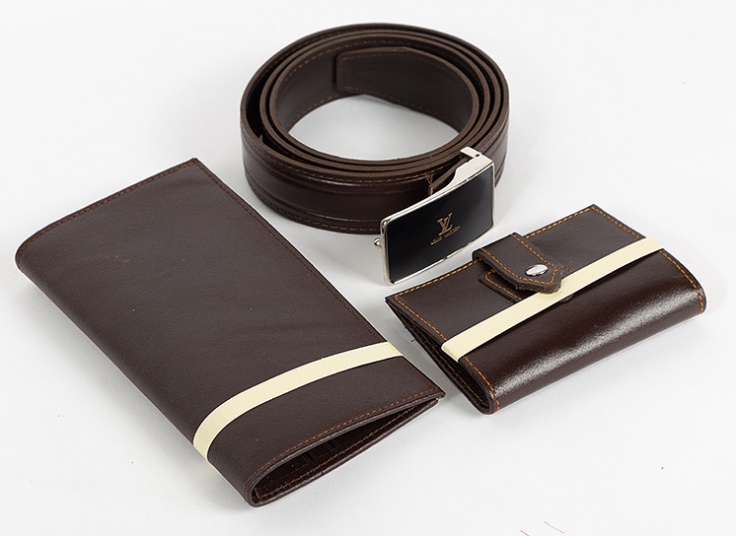 ست هدیه چرم طبیعی