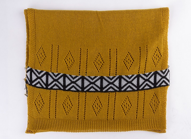 شال بافت زمستانی cribriform