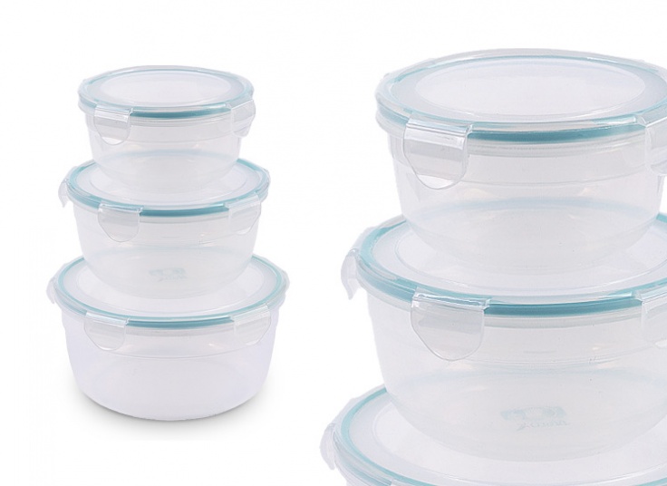 ست سه تکه ظرف دربدار TAPCO