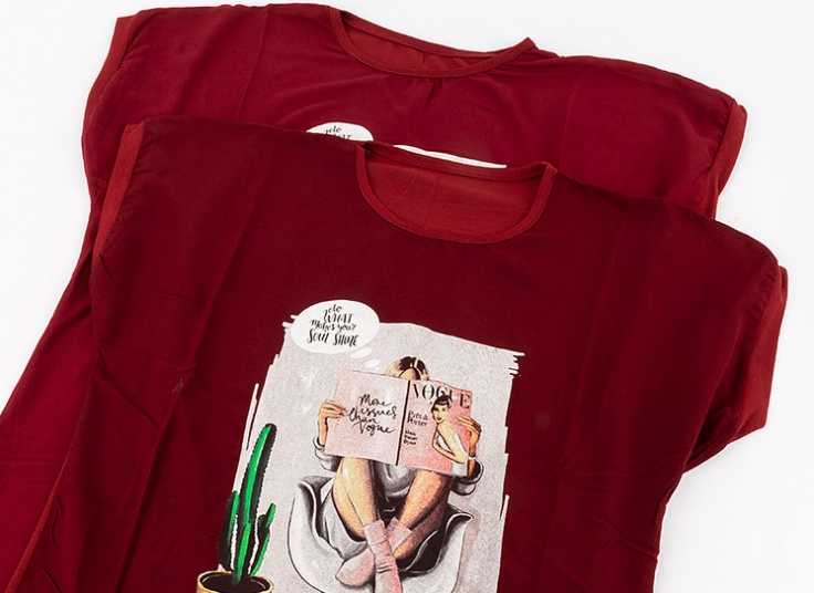 تیشرت نخی زنانه