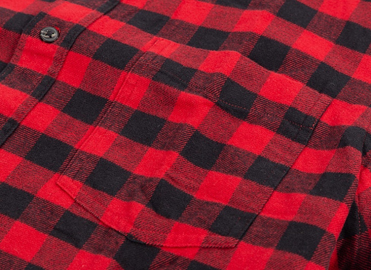 پیراهن پشمی چهار خانه