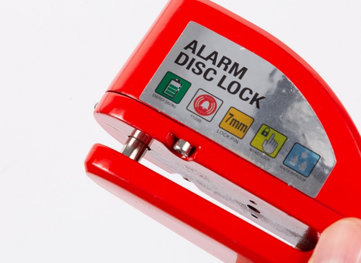 قفل دیسک موتور آژیردار