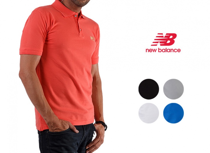پولوشرت آستین کوتاه مردانه New Balance