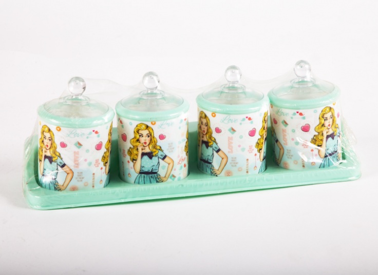 جا ادویه استند دار 4 عددی رزمن