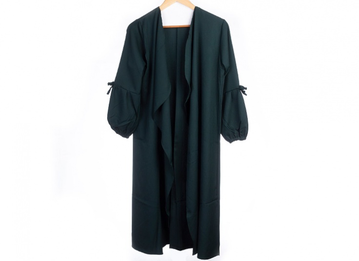 مانتو کرپ زنانه Plain