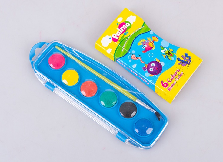 آبرنگ 6رنگ Palmo