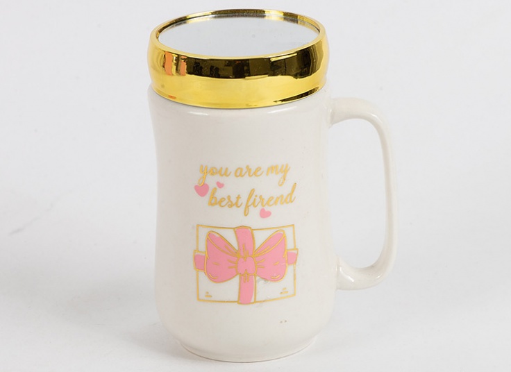 ماگ درب دار آینه ای