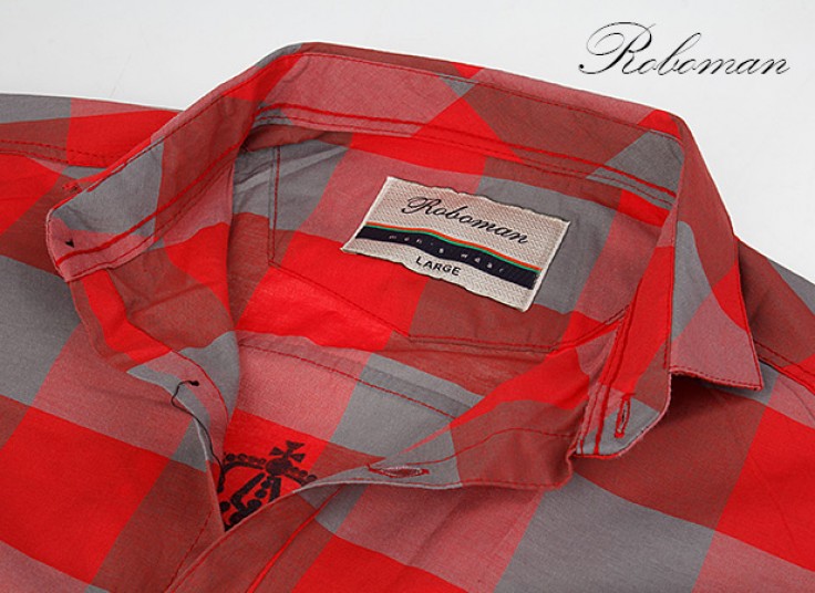 پیراهن چهارخانه Roboman