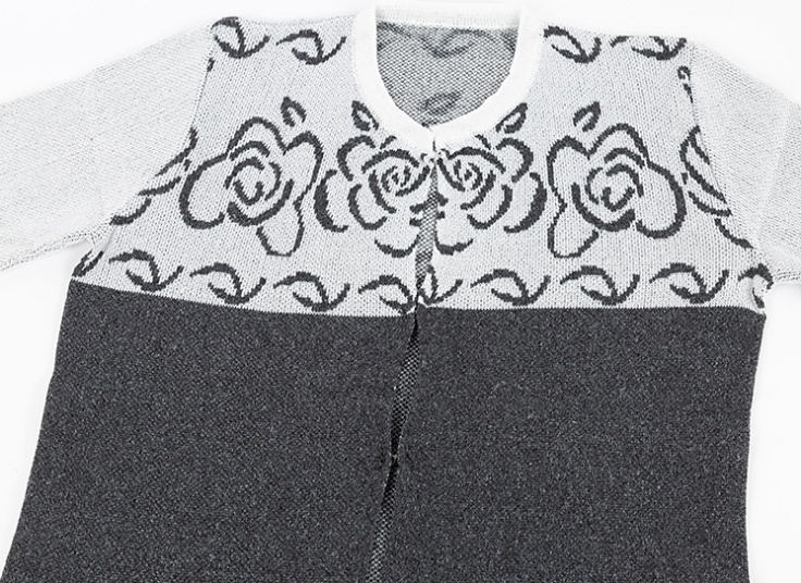 مانتو بافت طرح گل