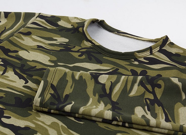 بلوز مردانه آستین بلند طرح ارتشی