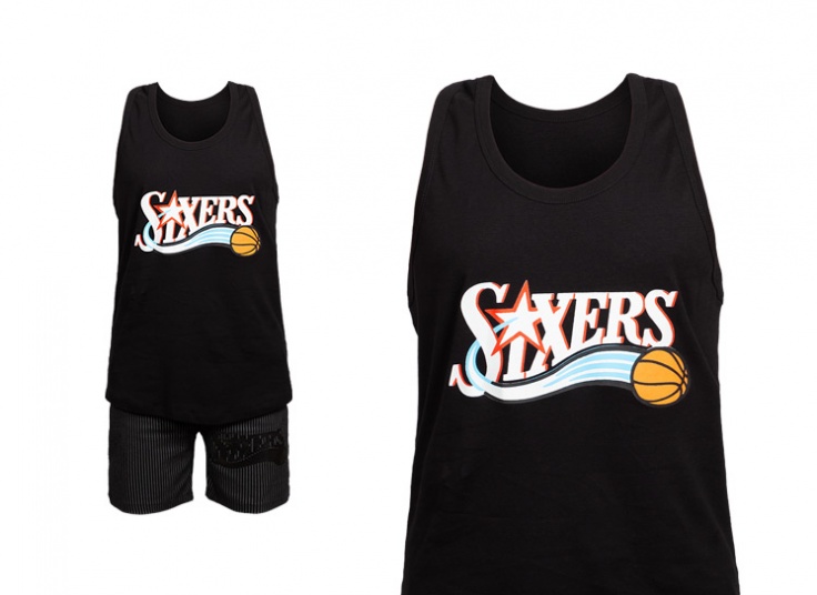 ست رکابی شلوارک مردانه طرح Lakers