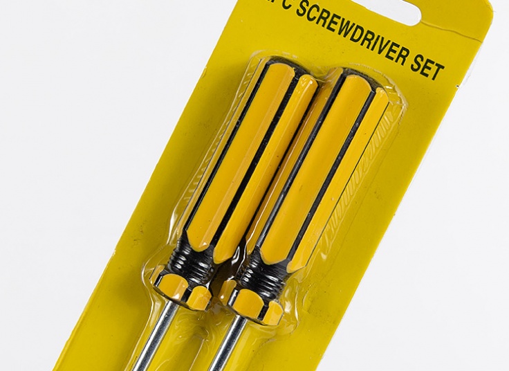 پیچ گوشتی دو رنگ کوچک دو عددی