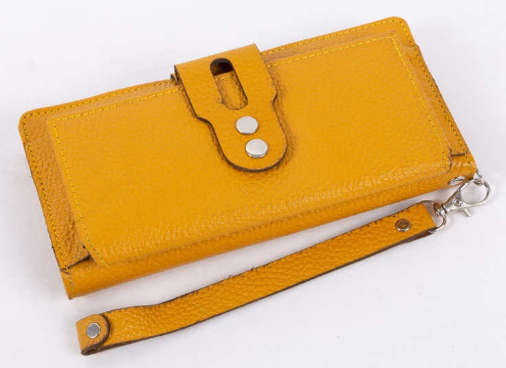 کیف پول دستی زنانه چرم