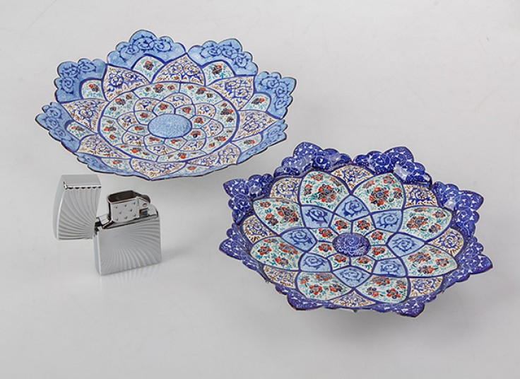 بشقاب میناکاری جدید